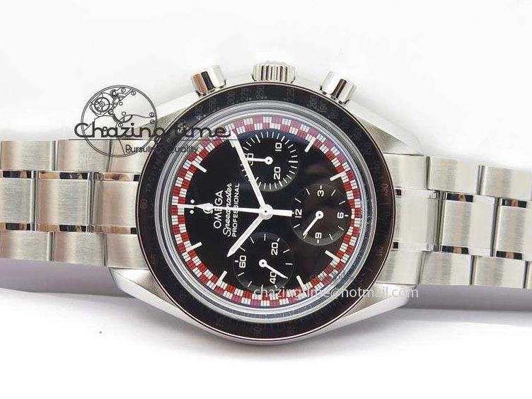 0311 Speedmaster SS 2013 Pro Racing On SS Bracelet Manual Winding Chrono Movement UrbanStyle 8230